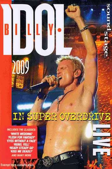 Billy Idol In Super Overdrive Live Poster