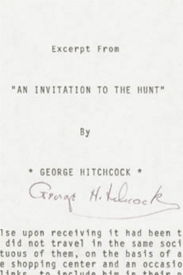 An Invitation to the Hunt