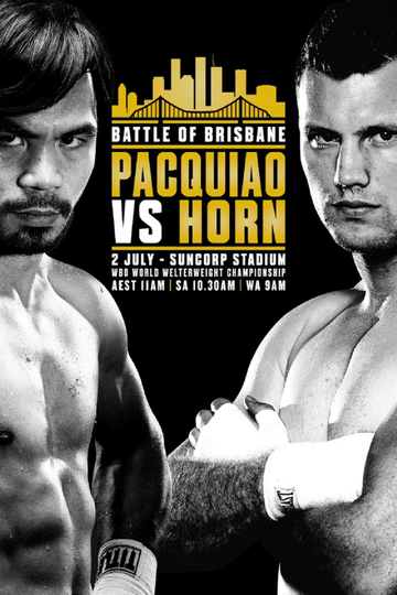 Manny Pacquiao vs Jeff Horn