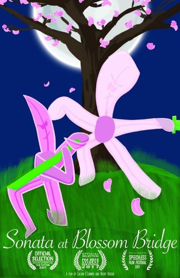 Sonata at Blossom Bridge Poster