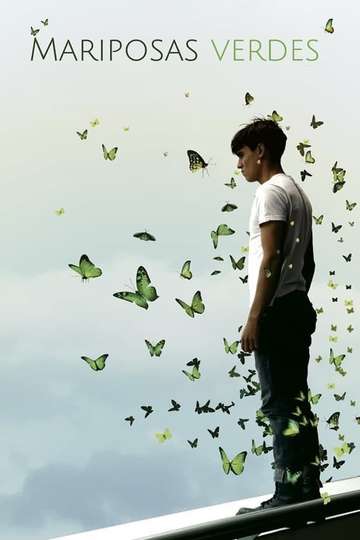 Green Butterflies Poster