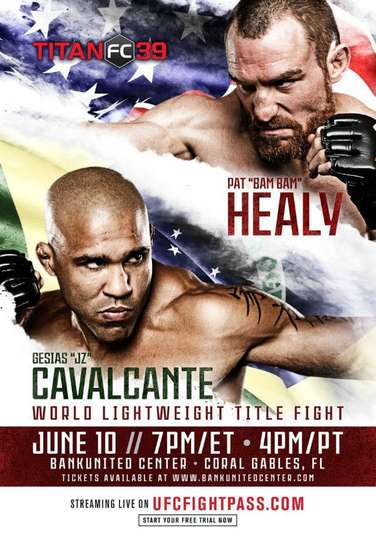 Titan FC 39: Cavalcante vs. Healy Poster