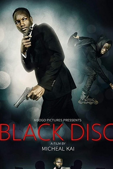 Black Disc Poster