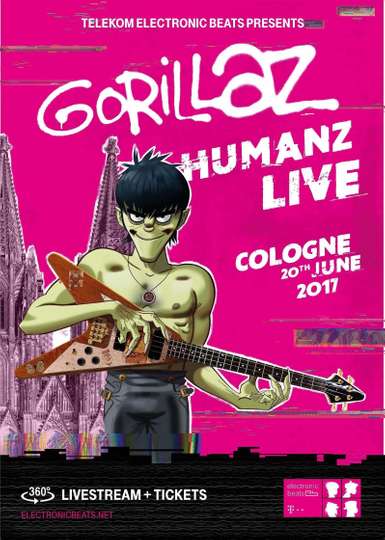 Gorillaz  Humanz Live in Cologne Poster