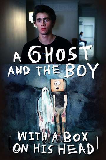 A Ghost and the Boy with a Box on His Head Poster