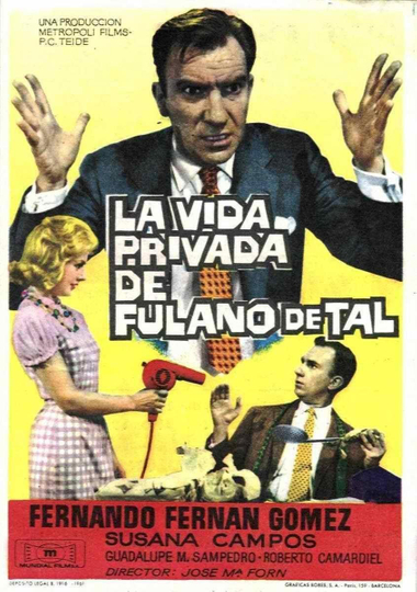 La vida privada de Fulano de Tal Poster