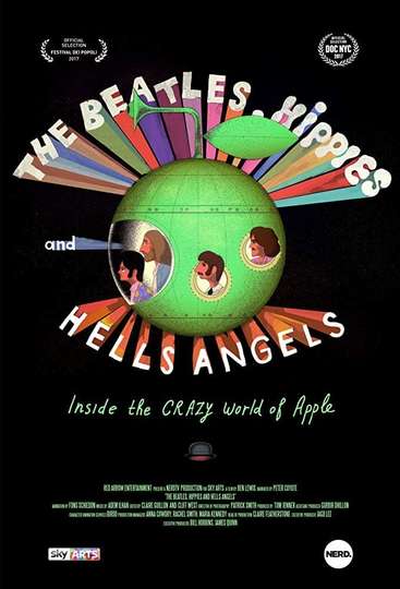 The Beatles Hippies  Hells Angels Inside the Crazy World of Apple Poster