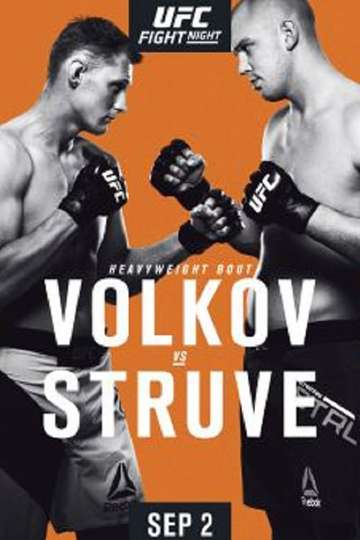 UFC Fight Night 115 Volkov vs Struve Poster