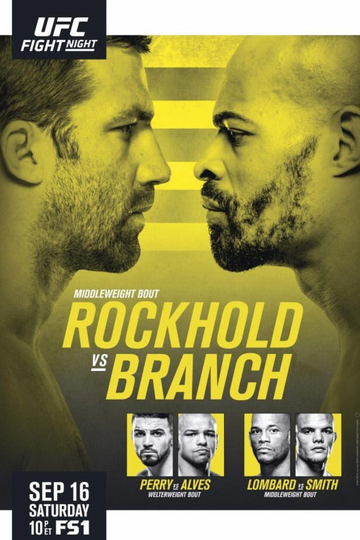 UFC Fight Night 116: Rockhold vs. Branch Poster