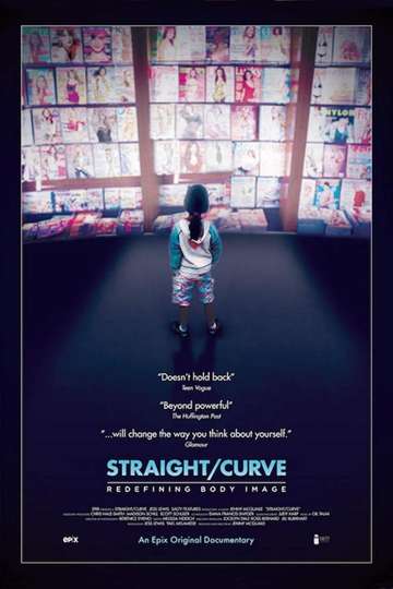 StraightCurve Redefining Body Image Poster