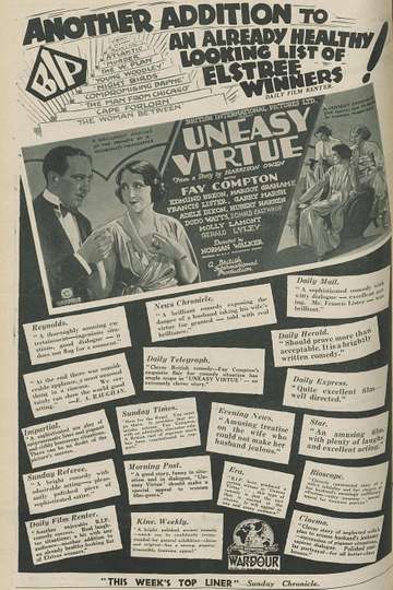 Uneasy Virtue Poster