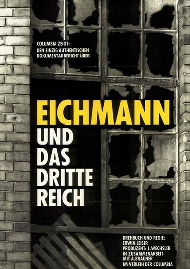 Eichmann und das Dritte Reich Poster