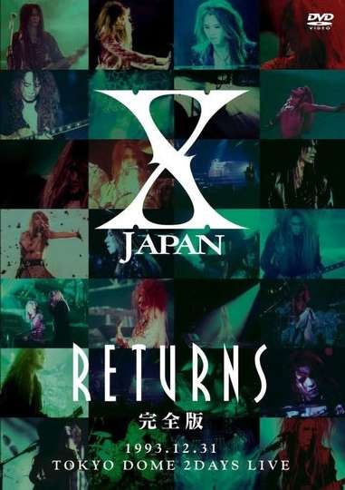 X JAPAN RETURNS 19931231 Tokyo Dome 2 Days Live Poster