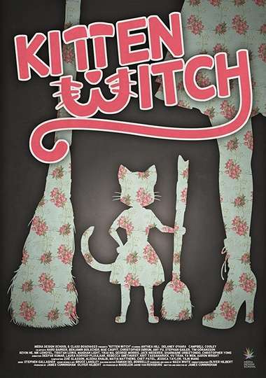 Kitten Witch Poster