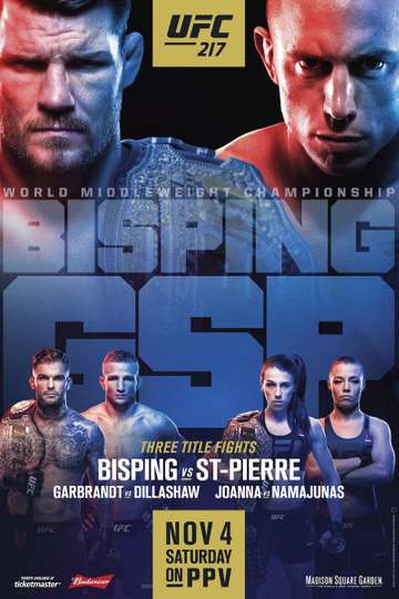 UFC 217: Bisping vs. St-Pierre