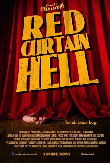 Red Curtain Hell Poster