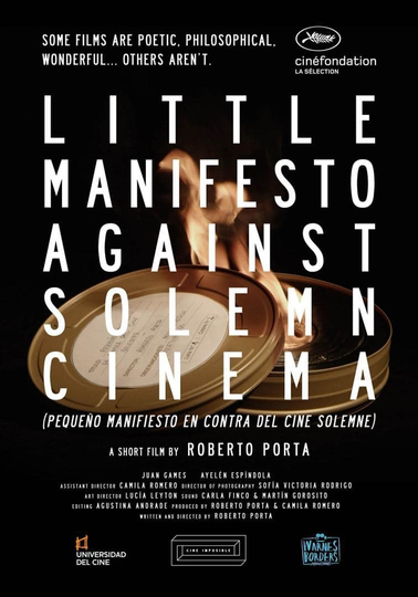 Little Manifesto Against Solemn Cinema Poster