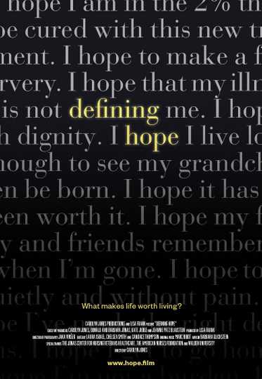 Defining Hope Poster