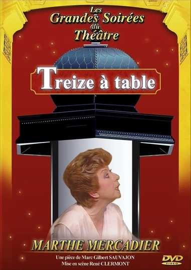 Treize à table Poster