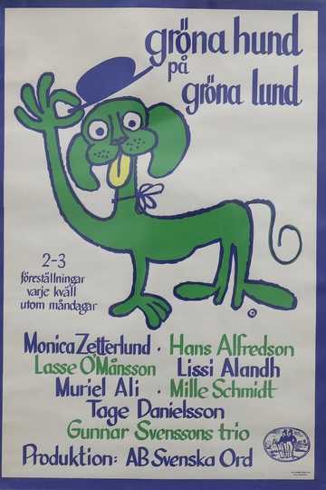 Gröna Hund Poster