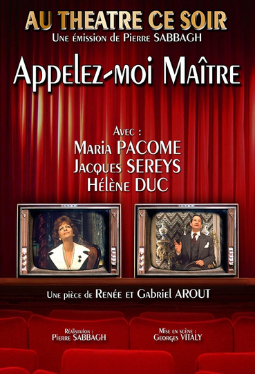 Appelez-moi maître