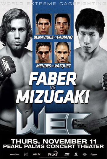 WEC 52 Faber vs Mizugaki