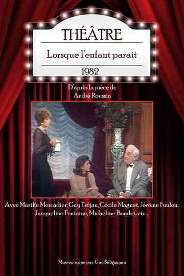 Lorsque l'enfant parait Poster