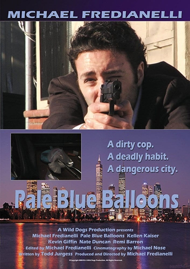 Pale Blue Balloons Poster