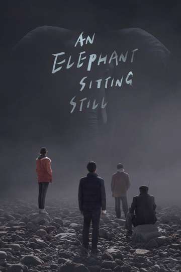 An Elephant Sitting Still Poster