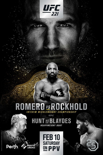 UFC 221: Romero vs. Rockhold Poster