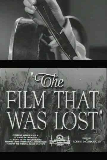The Film That Was Lost Poster