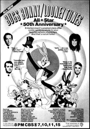 Bugs Bunny/Looney Tunes All-Star 50th Anniversary Poster