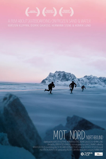 Northbound: Skateboarding on Frozen Sand Poster