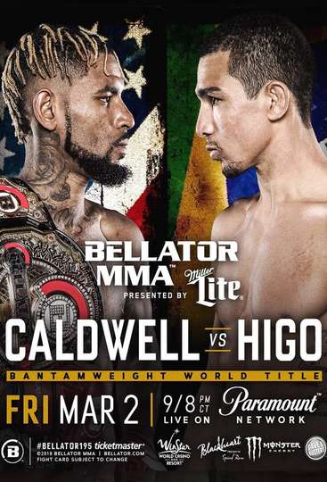 Bellator 195 Caldwell vs Higo Poster