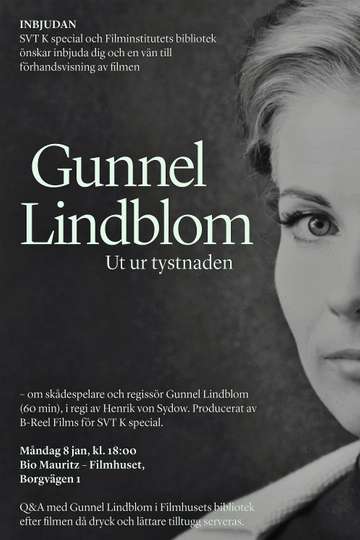 Gunnel Lindblom ut ur tystnaden