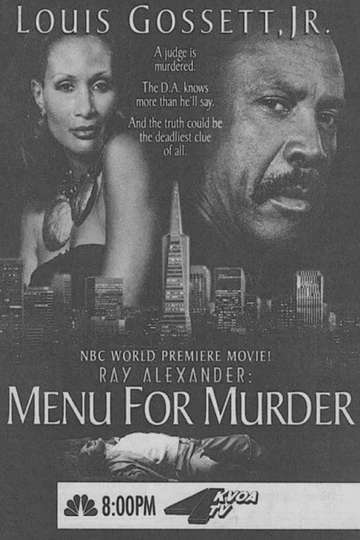 Ray Alexander A Menu for Murder Poster