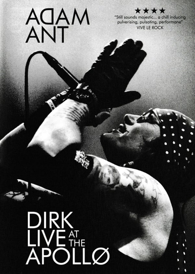 Adam Ant Dirk Live at the Apollo