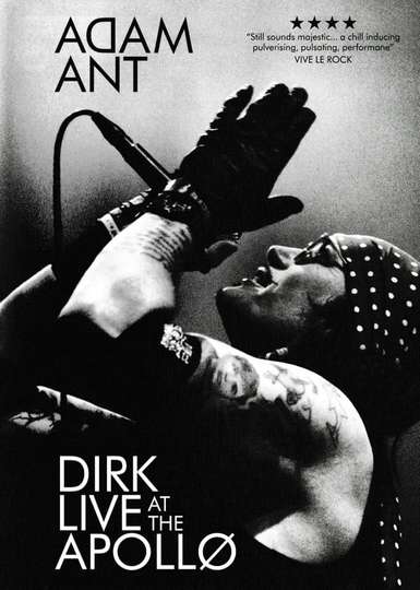 Adam Ant Dirk Live at the Apollo Poster