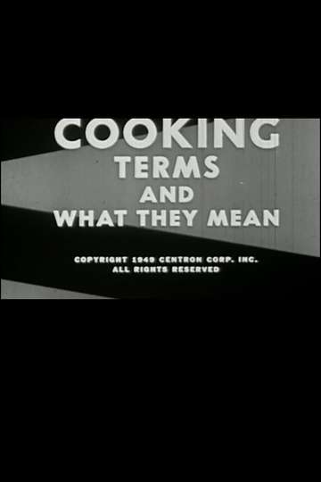 Cooking Terms and What They Mean