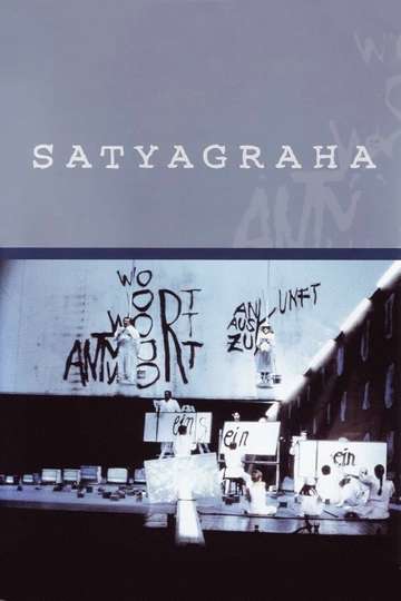 Philip Glass Satyagraha Poster