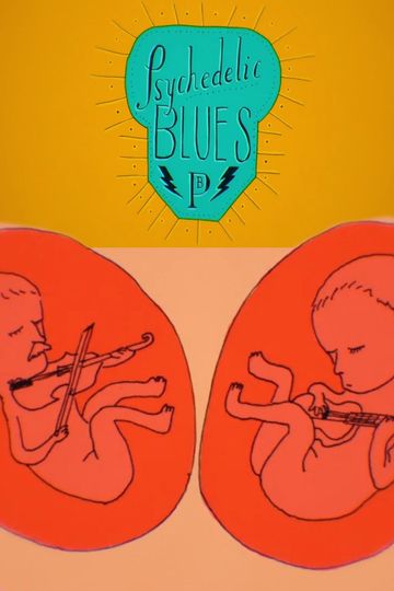 Psychedelic Blues Poster