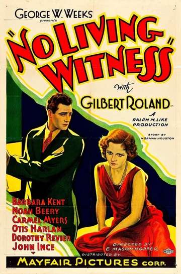 No Living Witness Poster