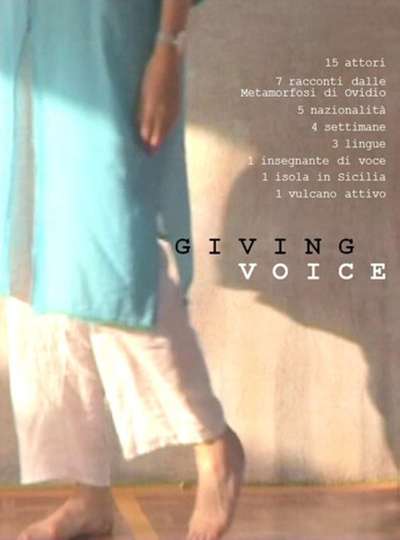 La voce naturale  Giving Voice Poster