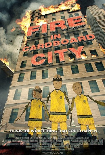 Fire in Cardboard City Poster