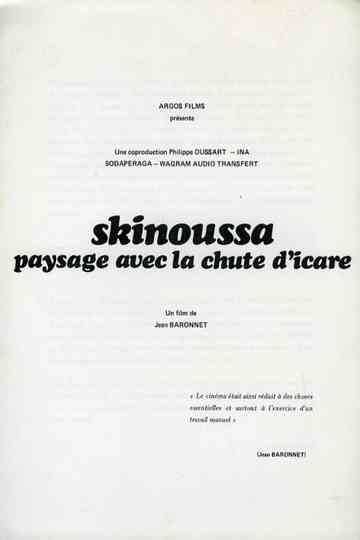 Skinoussa, paysage avec la chute d'Icare
