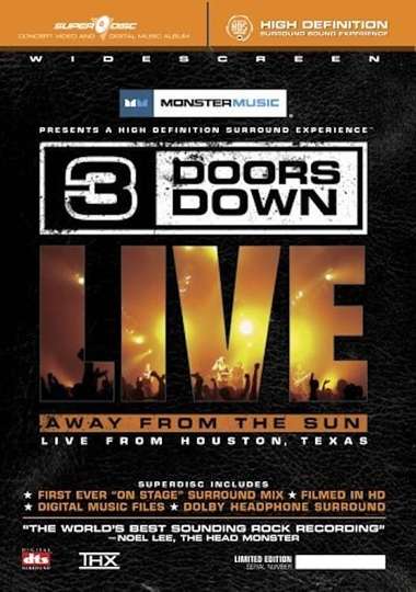 3 Doors Down Away from the Sun Live from Houston Texas Poster