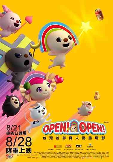 Open! Open! Poster