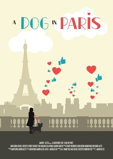 A Dog in Paris Poster