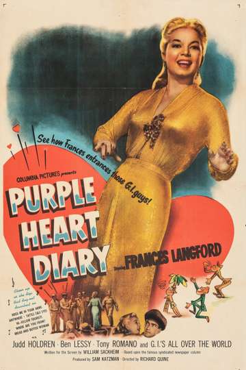 Purple Heart Diary Poster
