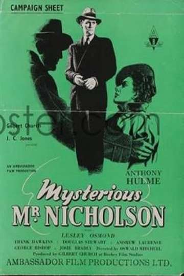 Mysterious Mr Nicholson Poster